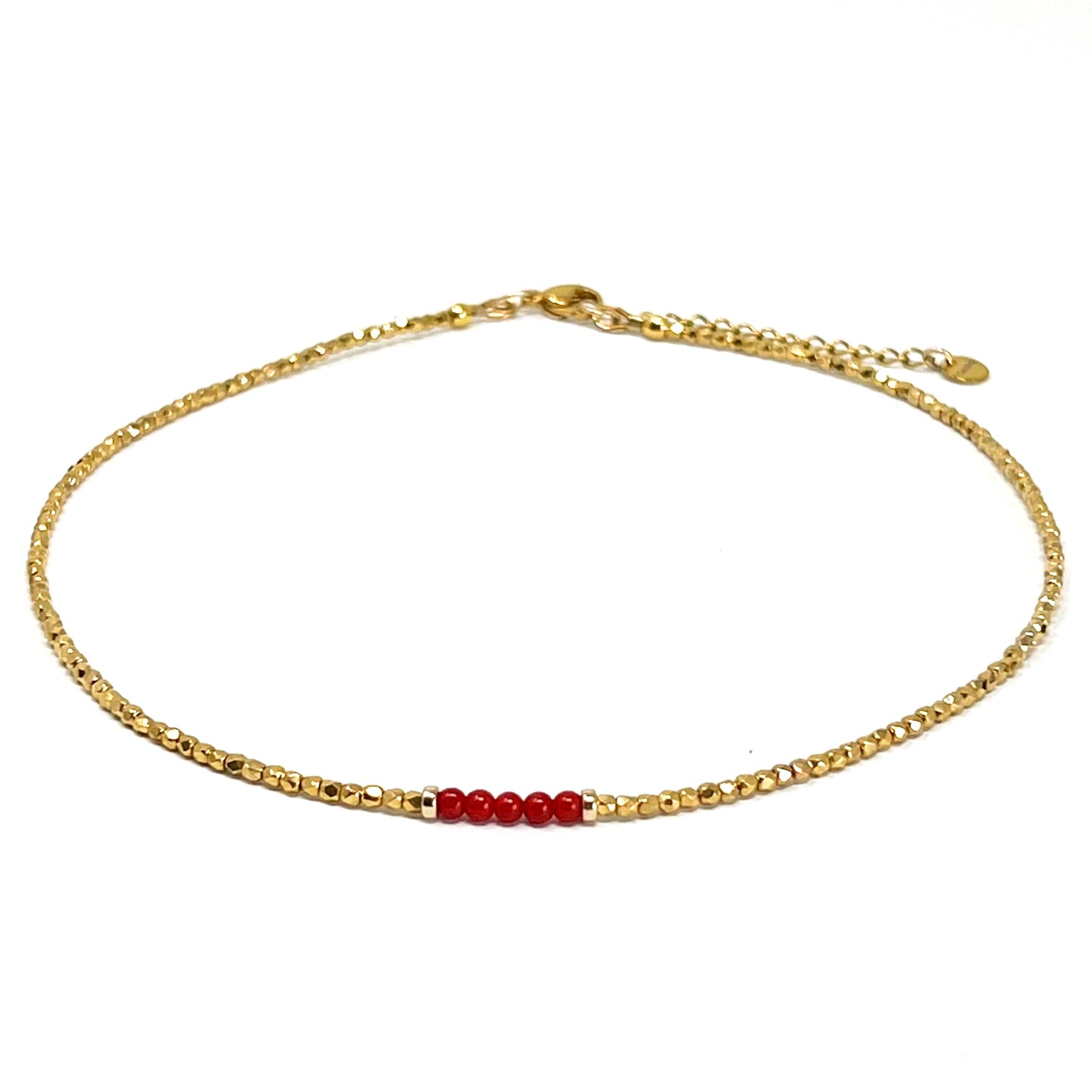 Collier en perles de Corail Léria
