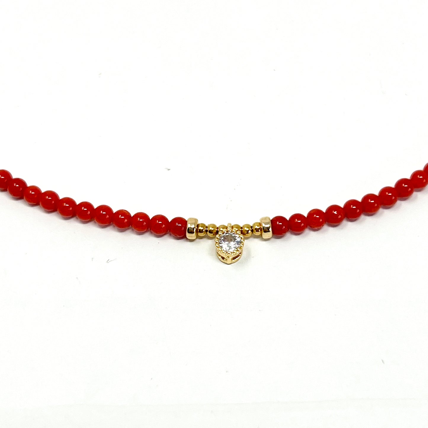 Collier en perles de Corail Bella
