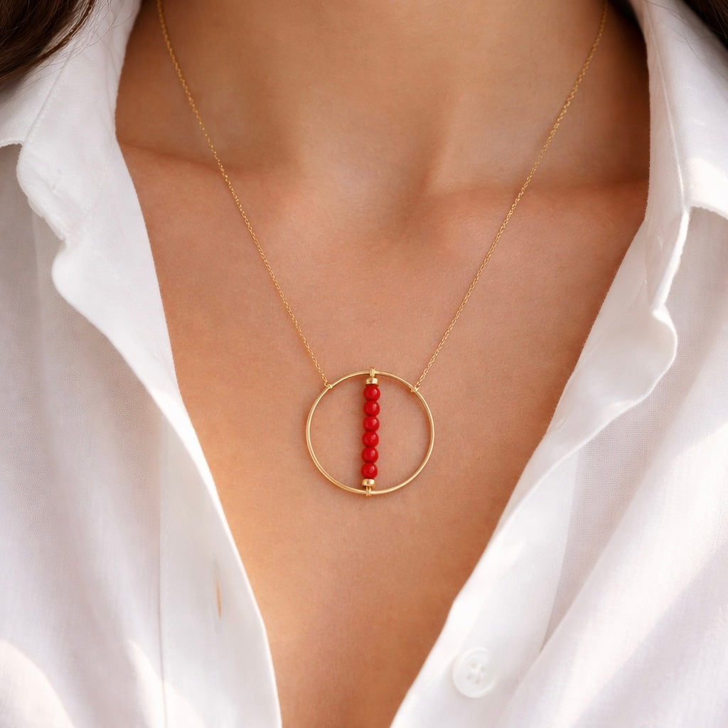 Chloe Necklace – Mediterranean Red Coral