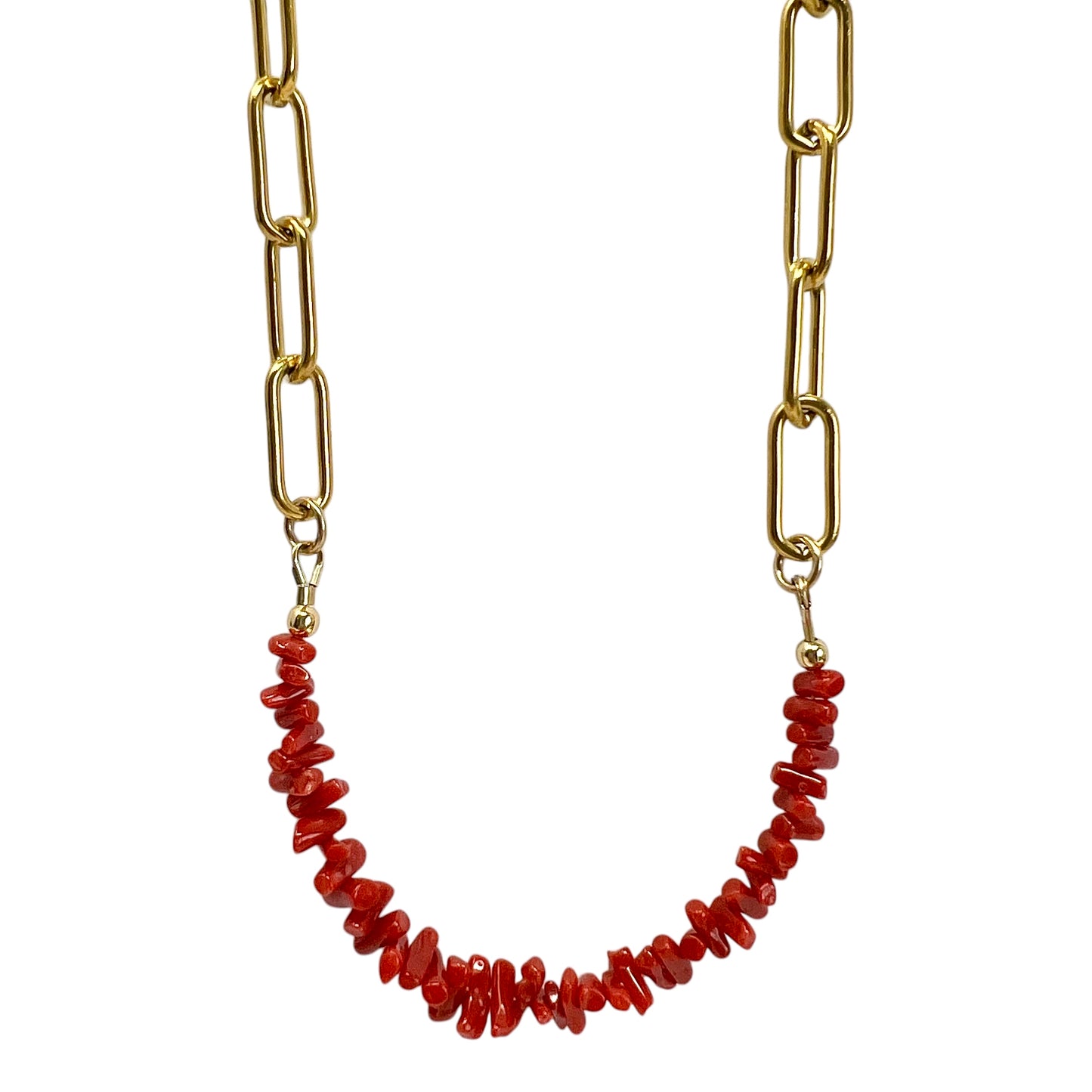 Collier en chips de Corail Gina