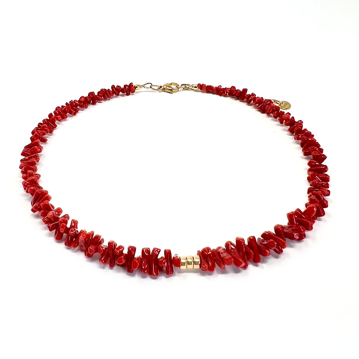 Collier en chips de Corail Célia