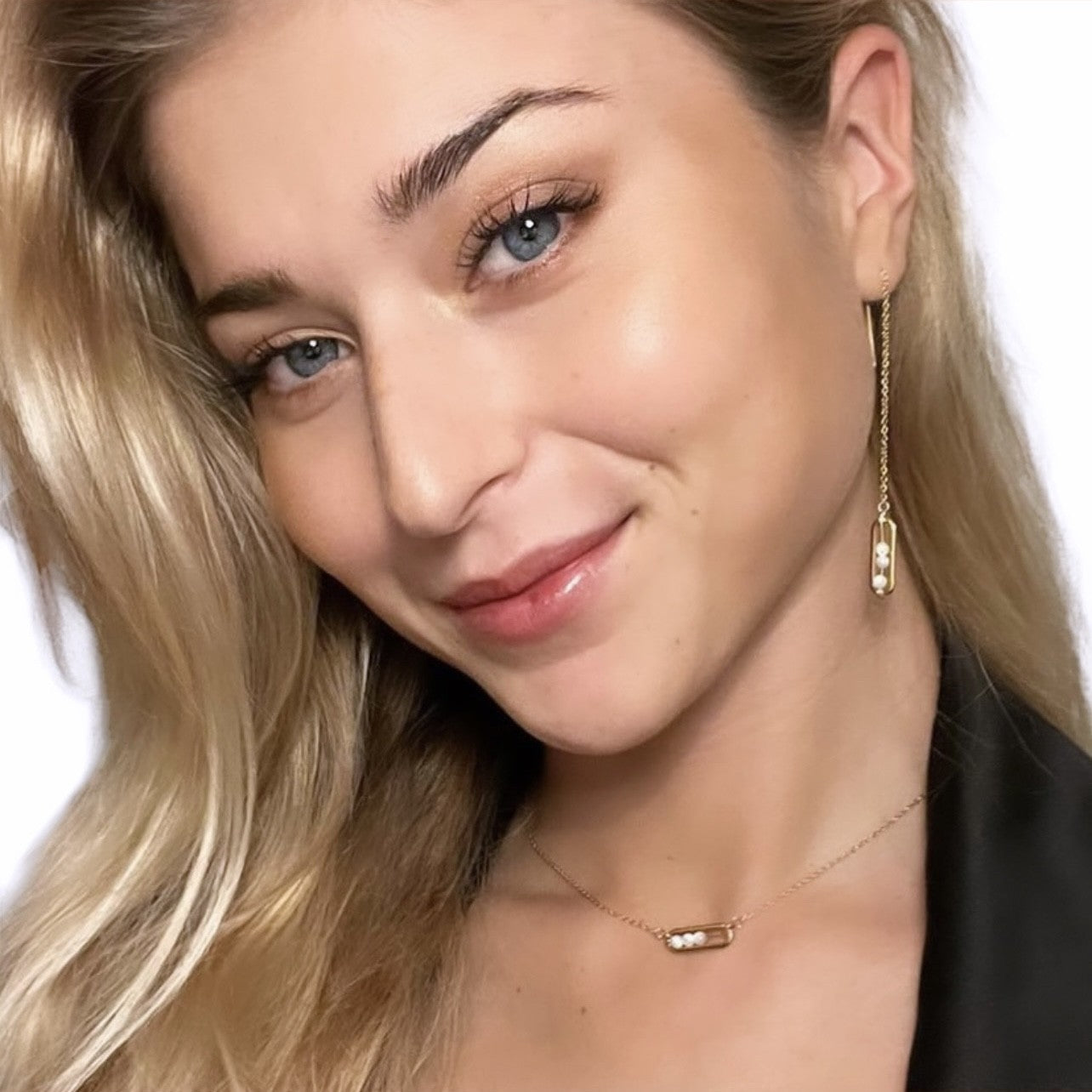 Shiny Nacre Boucle d'oreille