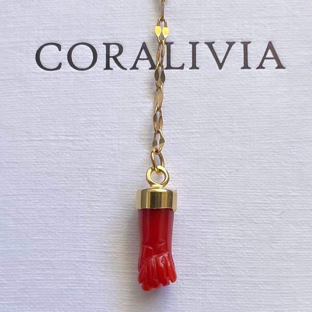 Chapelet avec la main en Corail