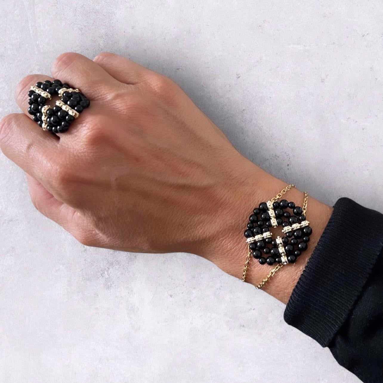 Bague en Onyx Alba