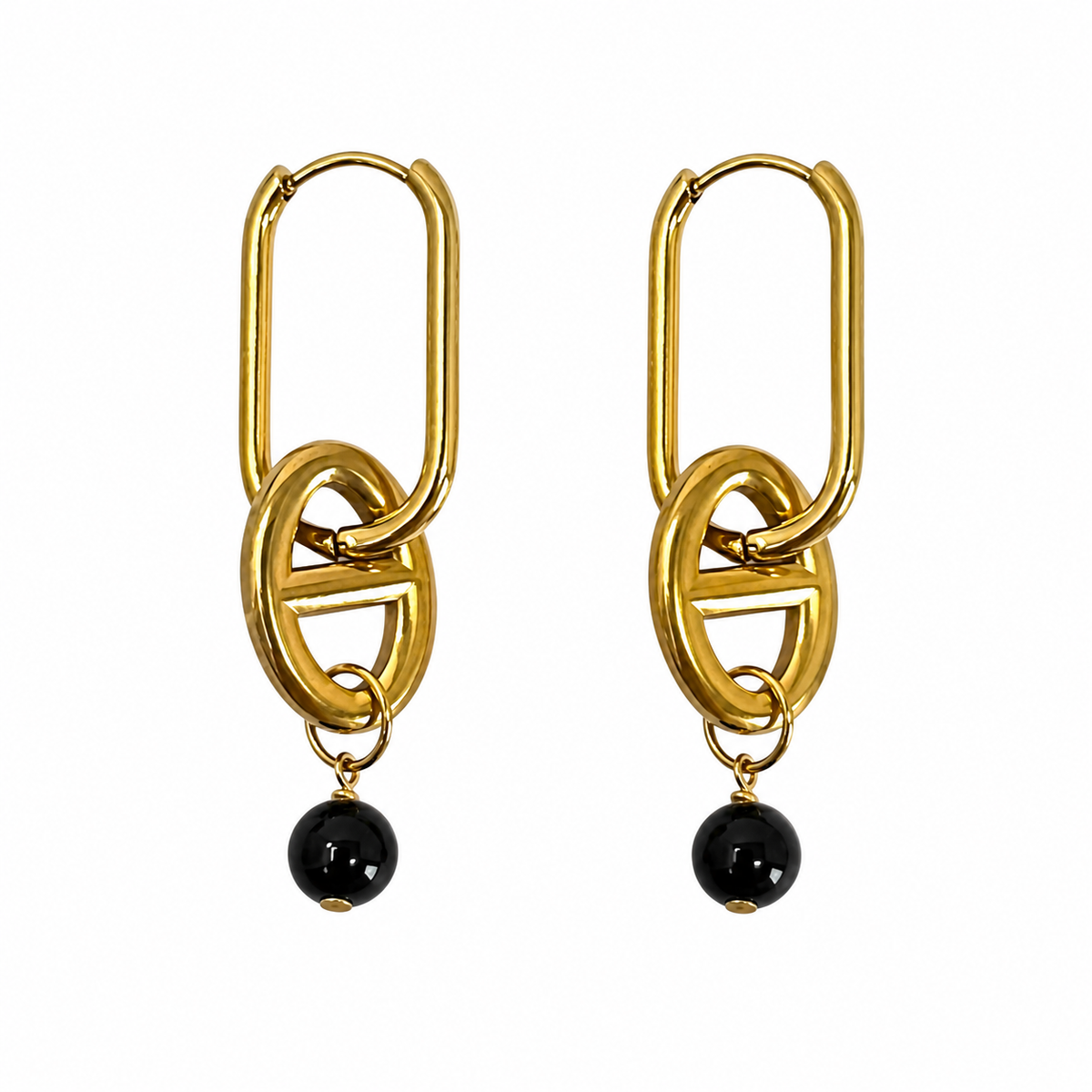 Alison Onyx Earrings