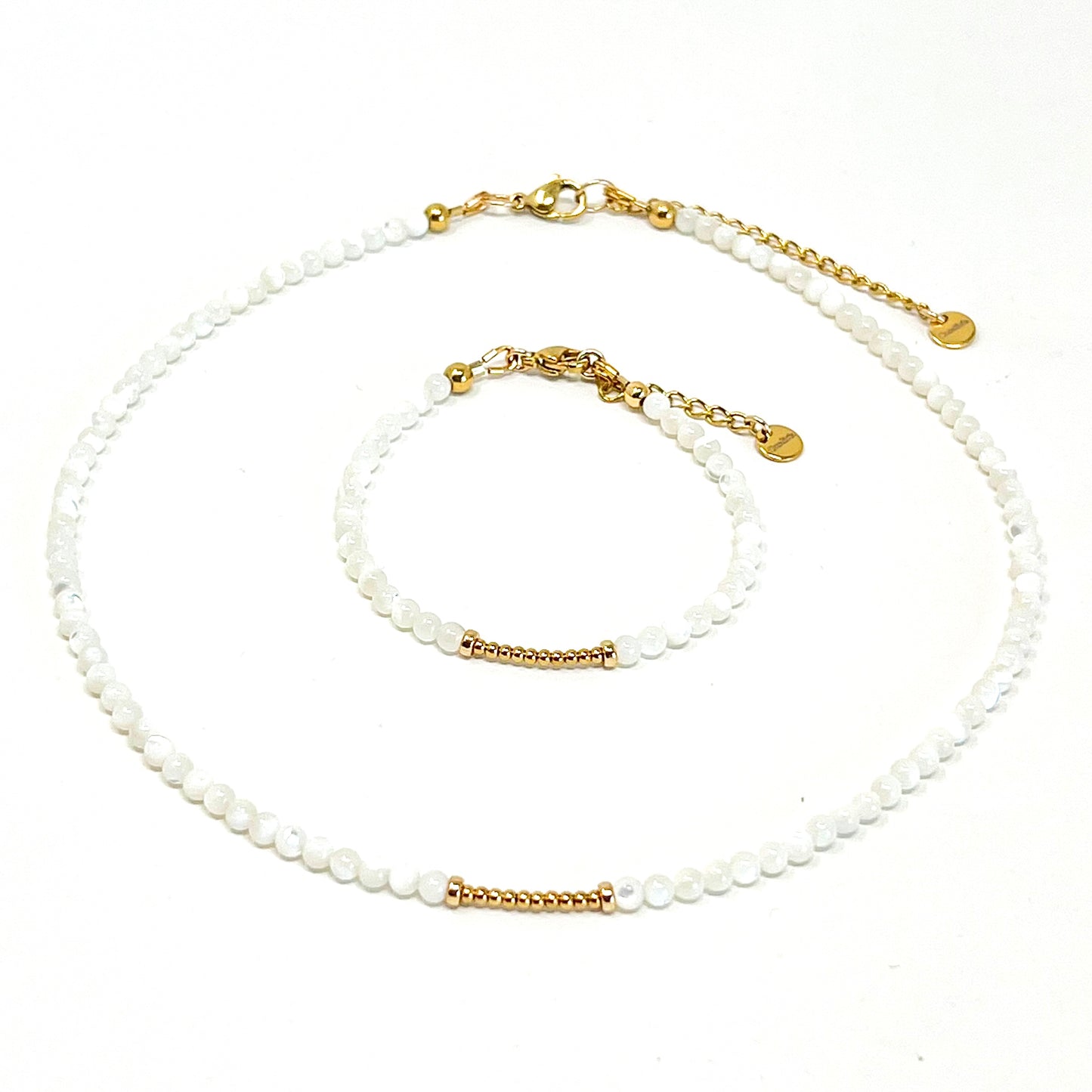 Bracelet en perles de Nacre Bianca
