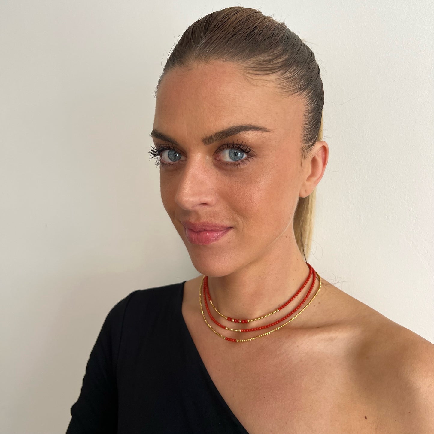 Collier en perles de Corail Cora