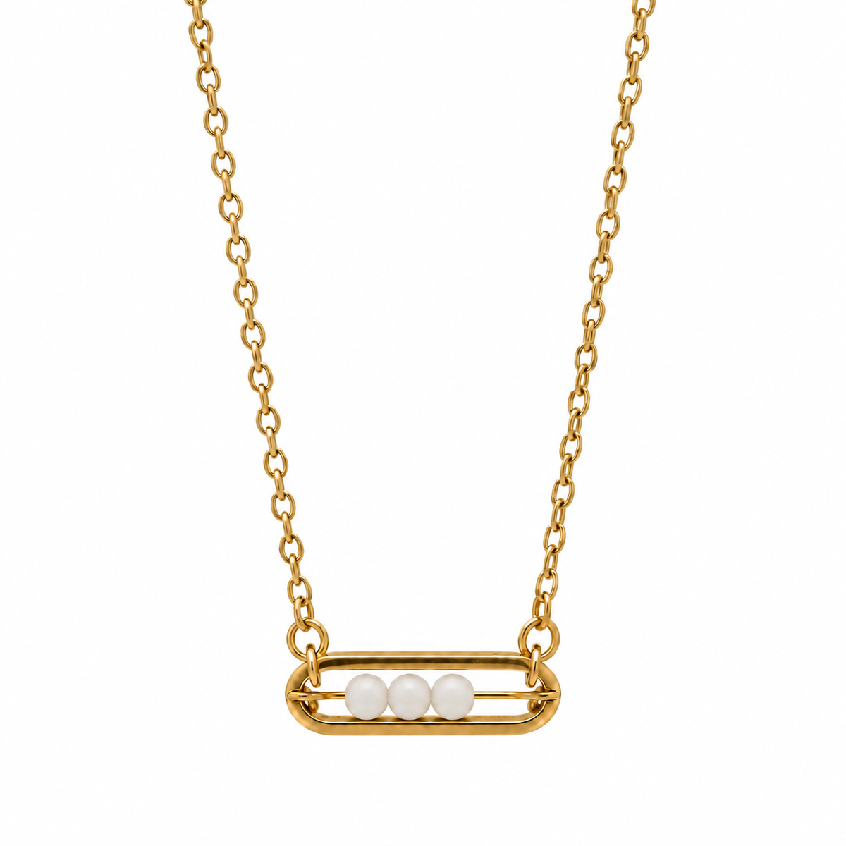Shiny Necklace - Mother of Pearl