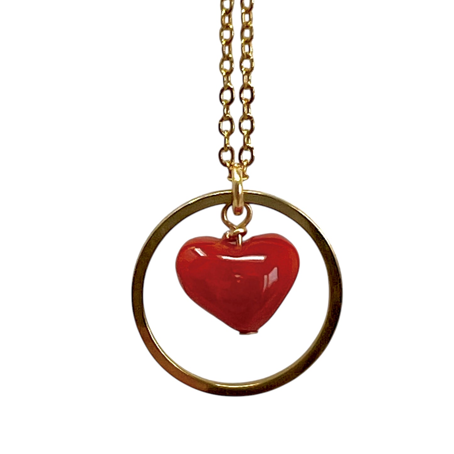Collier coeur de Corail Amore