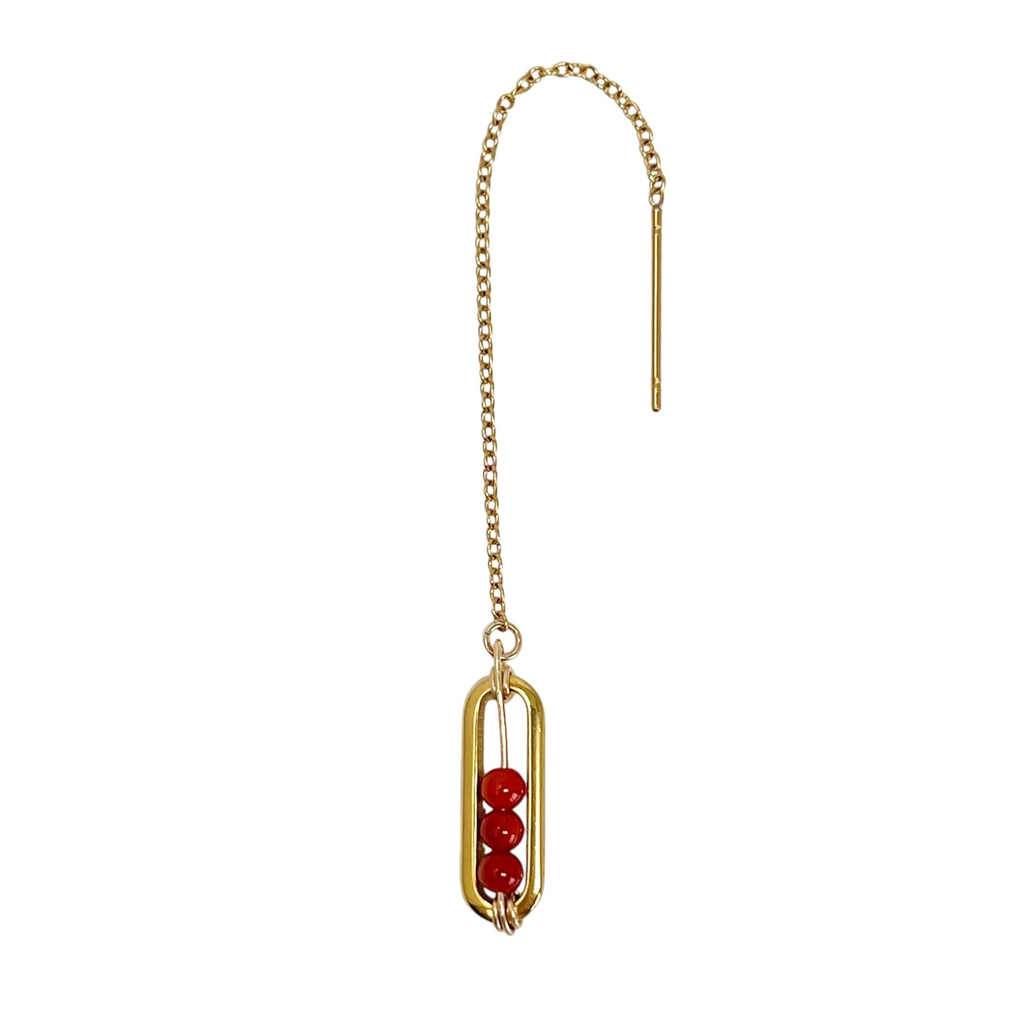 Shiny Corail Boucle d'oreille