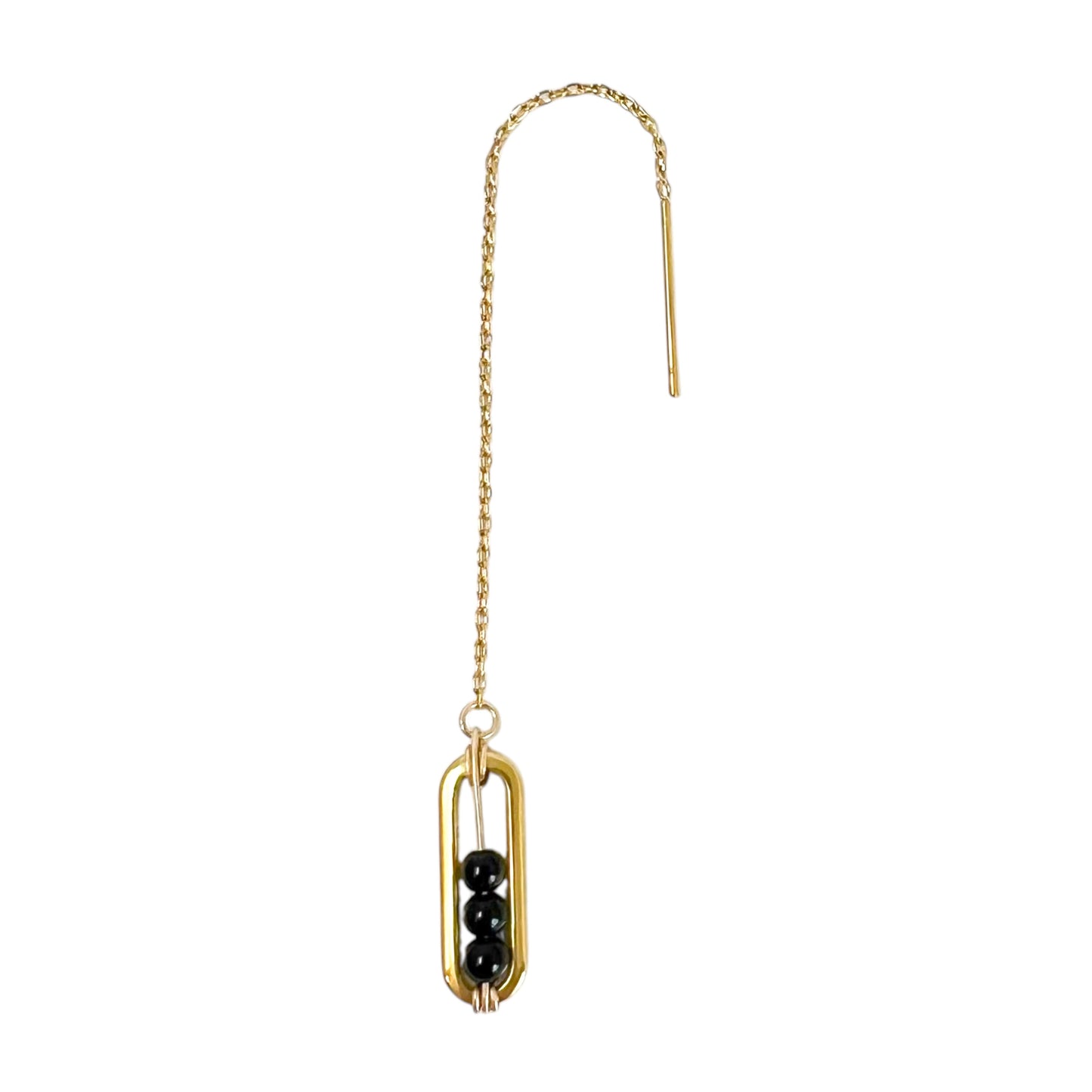 Shiny Onyx Boucle d'oreille