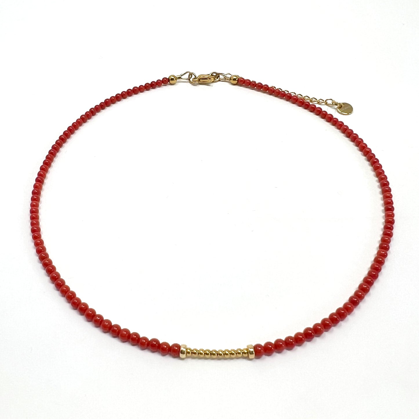 Collier en perles de Corail Cora