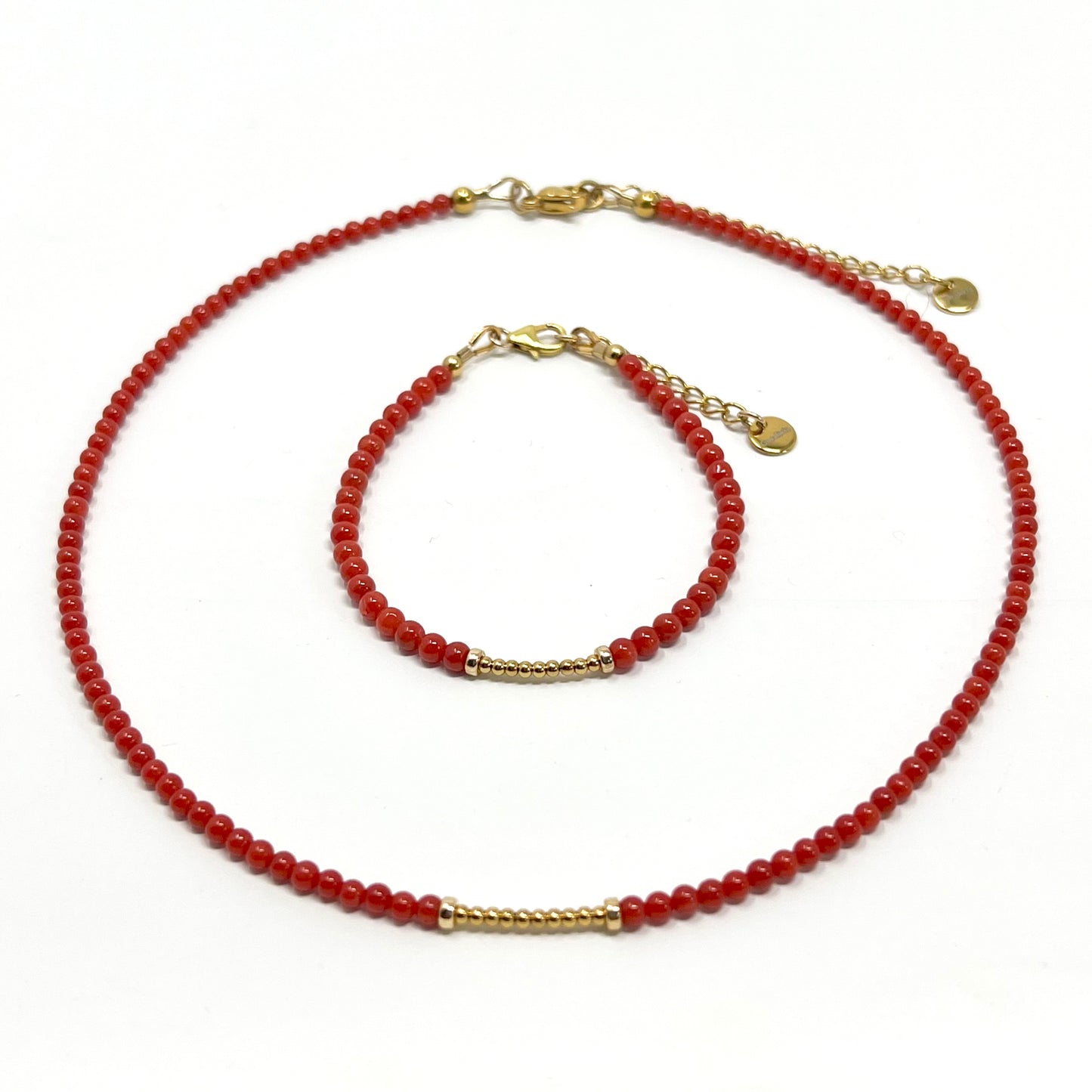 Bracelet en perles de Corail Cora