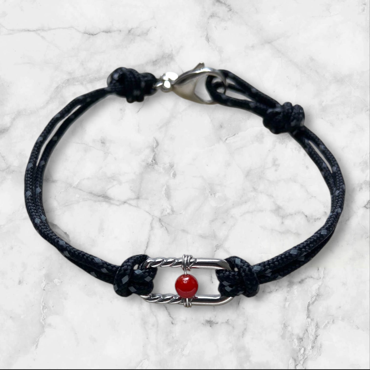 Bracelet Luca – Paracorde & Corail