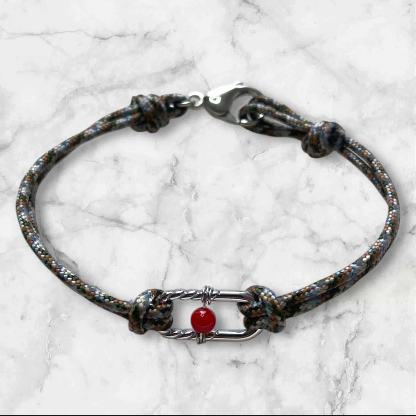 Bracelet Luca – Paracorde & Corail