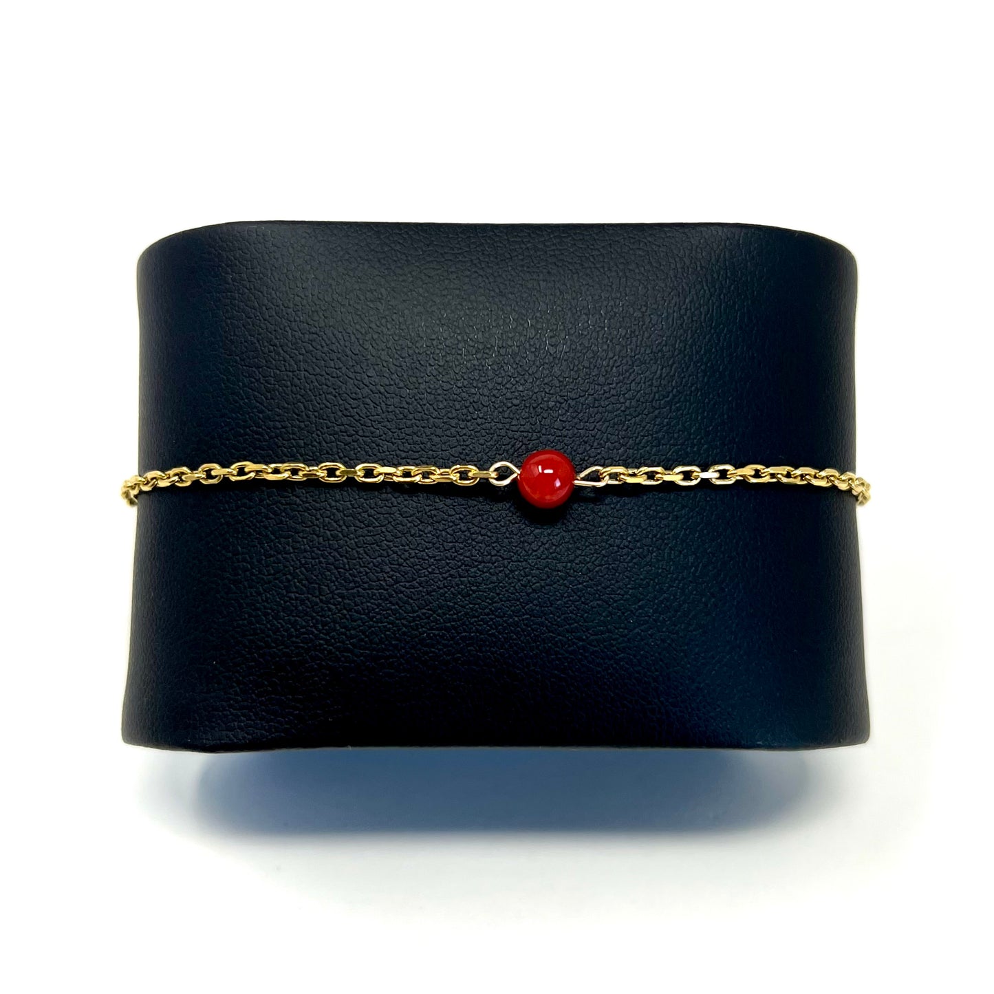 Simona bracelet - red coral bead