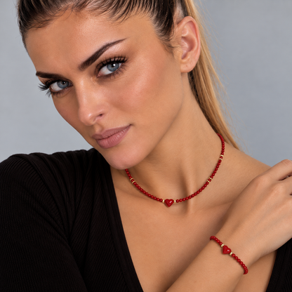 Cara Necklace – Red Coral