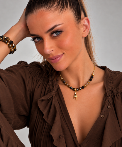 Carla - Tiger's Eye Necklace
