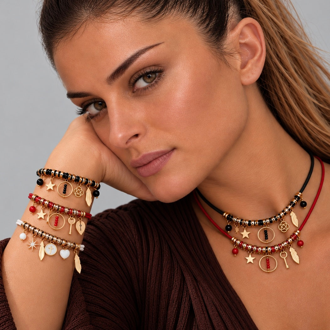 Masha Necklace – Mediterranean Red Coral