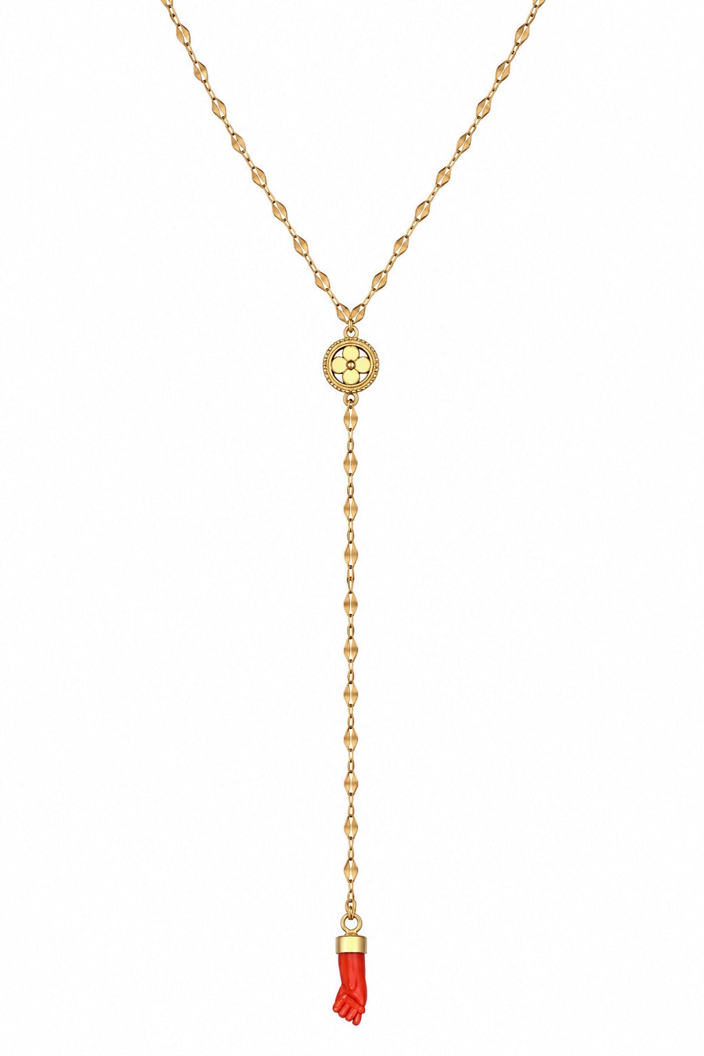 Rosary with a coral hand