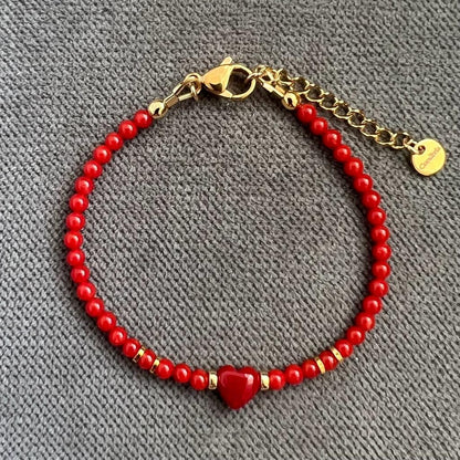 Cœur Corail Bracelet