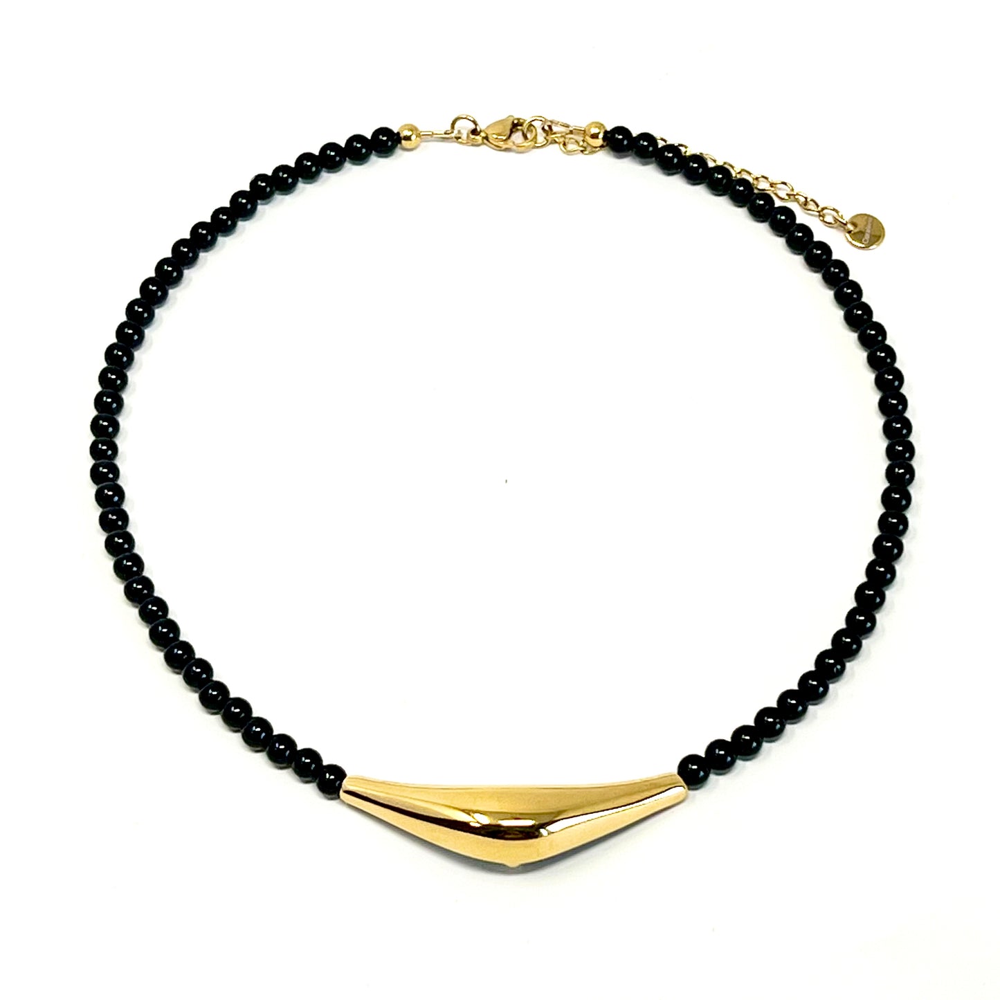 Collier en perles d’Onyx Roxanne