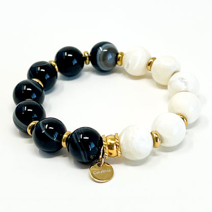 Bracelet Hope Nacre & Agate