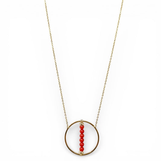 Chloe Necklace – Mediterranean Red Coral