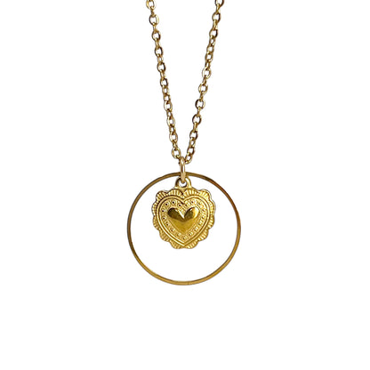 Collier Alison pendentif coeur