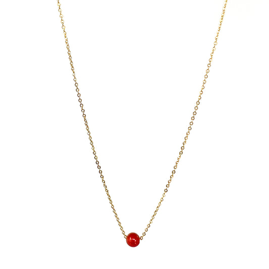 Cléa - perle de Corail rouge