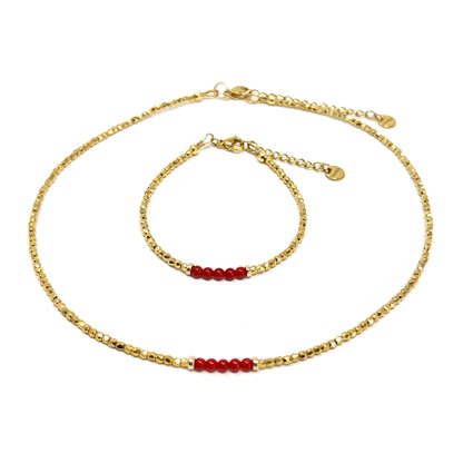 Bracelet en perles de Corail Léria