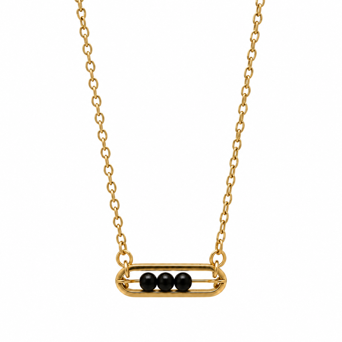 Shiny Necklace - Onyx