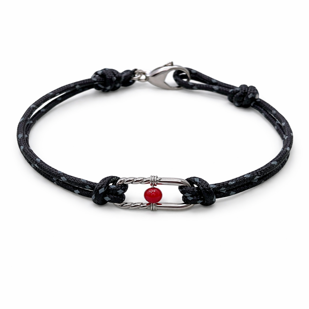 Luca Bracelet – Paracord & Coral