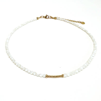 Collier en perles de Nacre Bianca