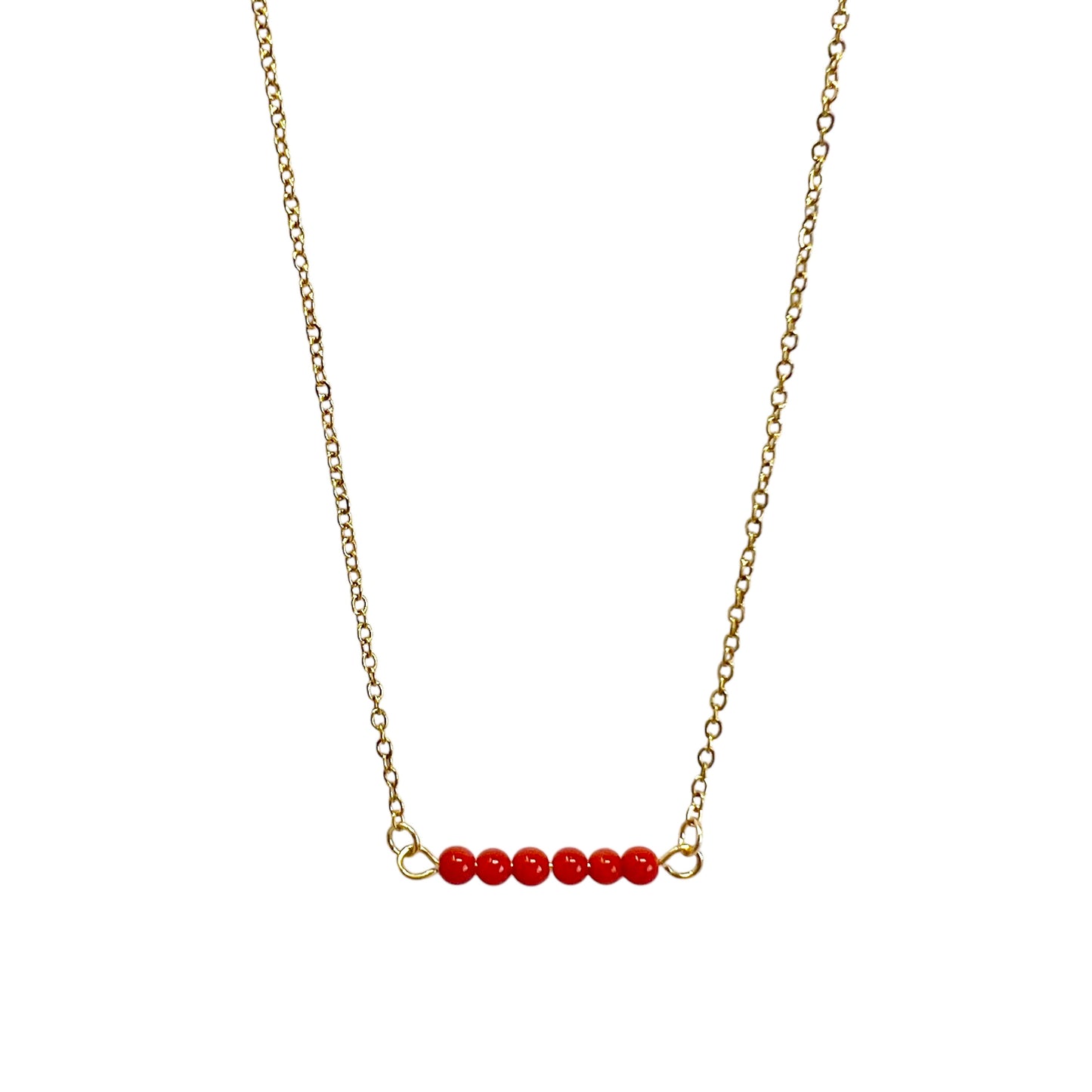 Collier en perles de Corail Elaia
