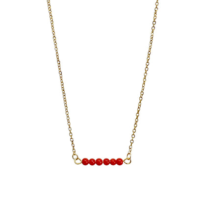 Collier en perles de Corail Elaia