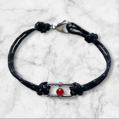 Bracelet Luca – Paracorde & Corail
